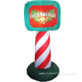 Holiday inflatable lamp Post for Christmas decoration